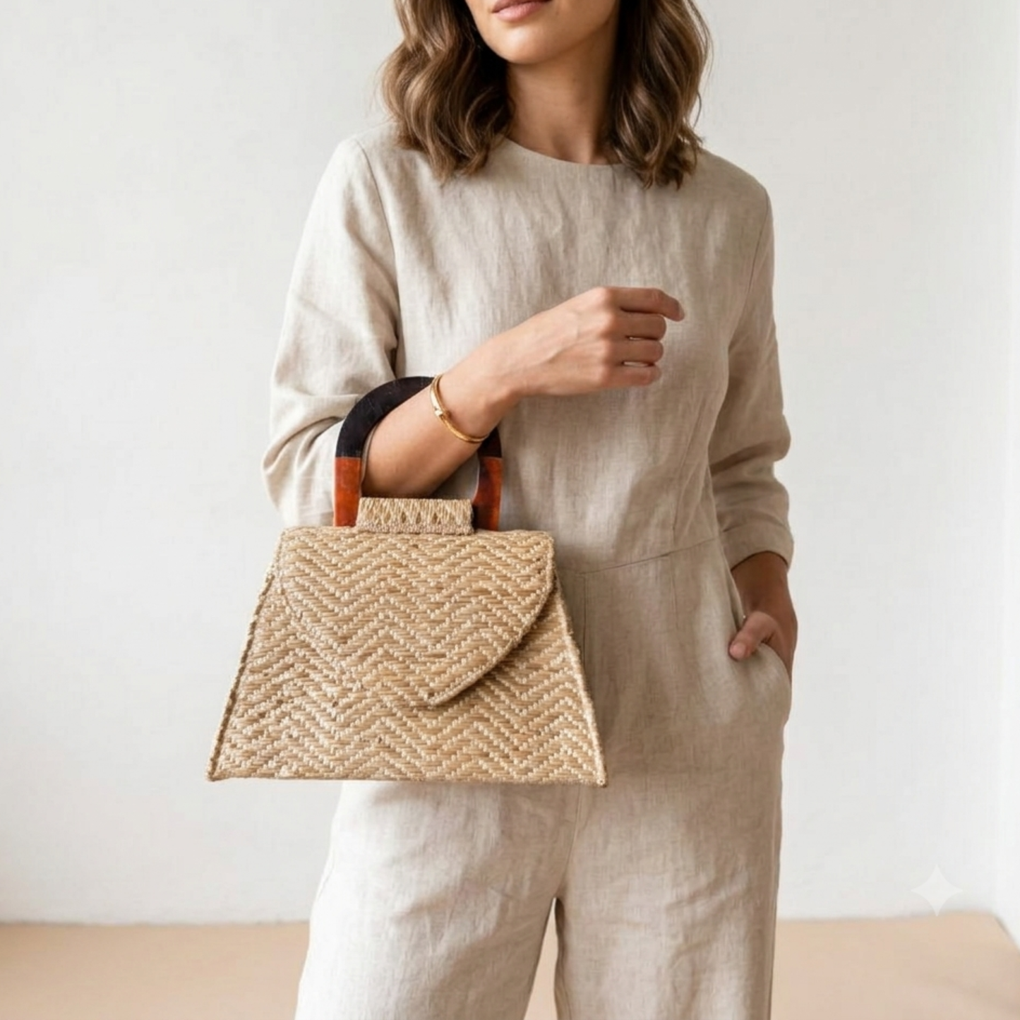 Tidal Wave Mini A-Line Handbag
