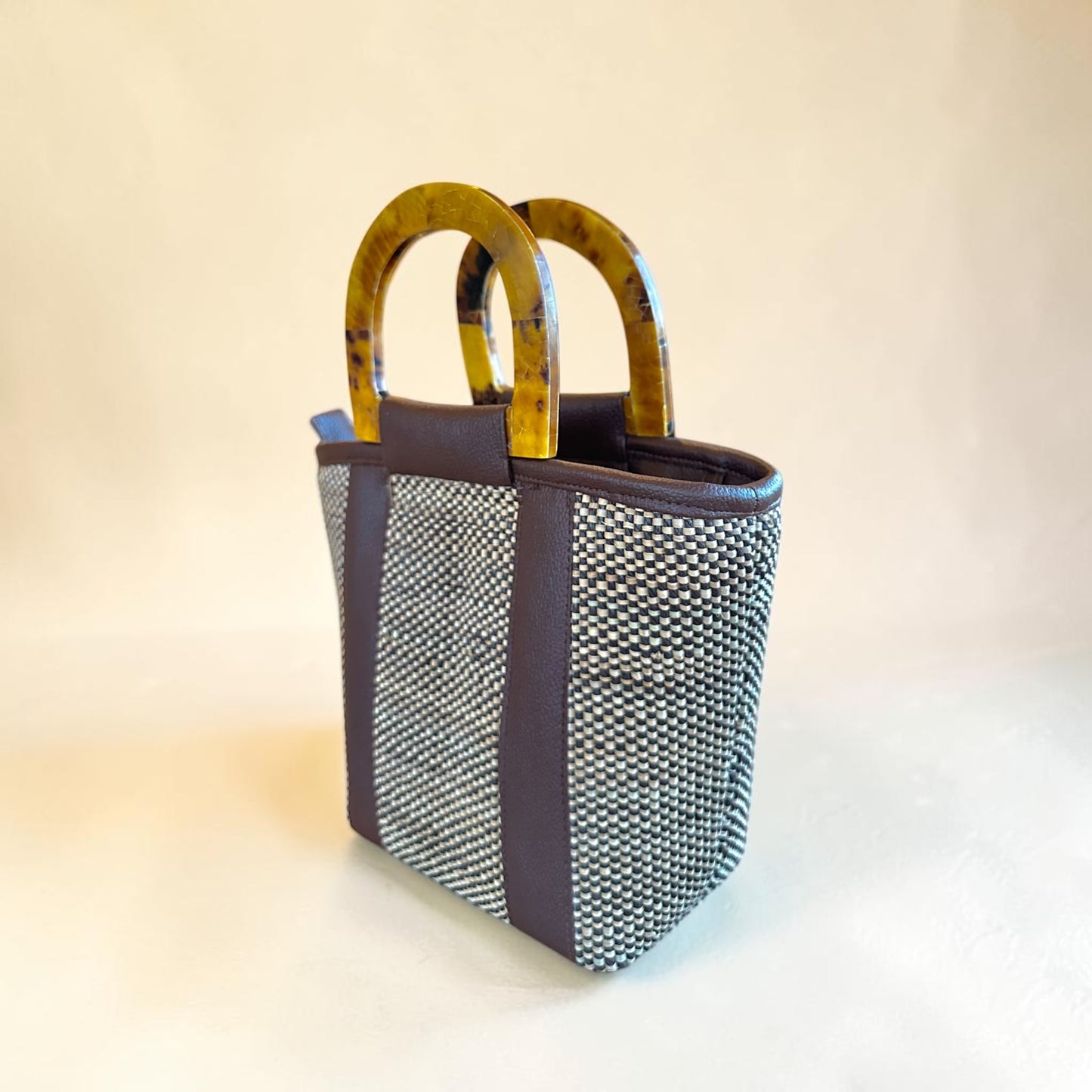 Dark Espresso Handbag (Brown Tab Shell)