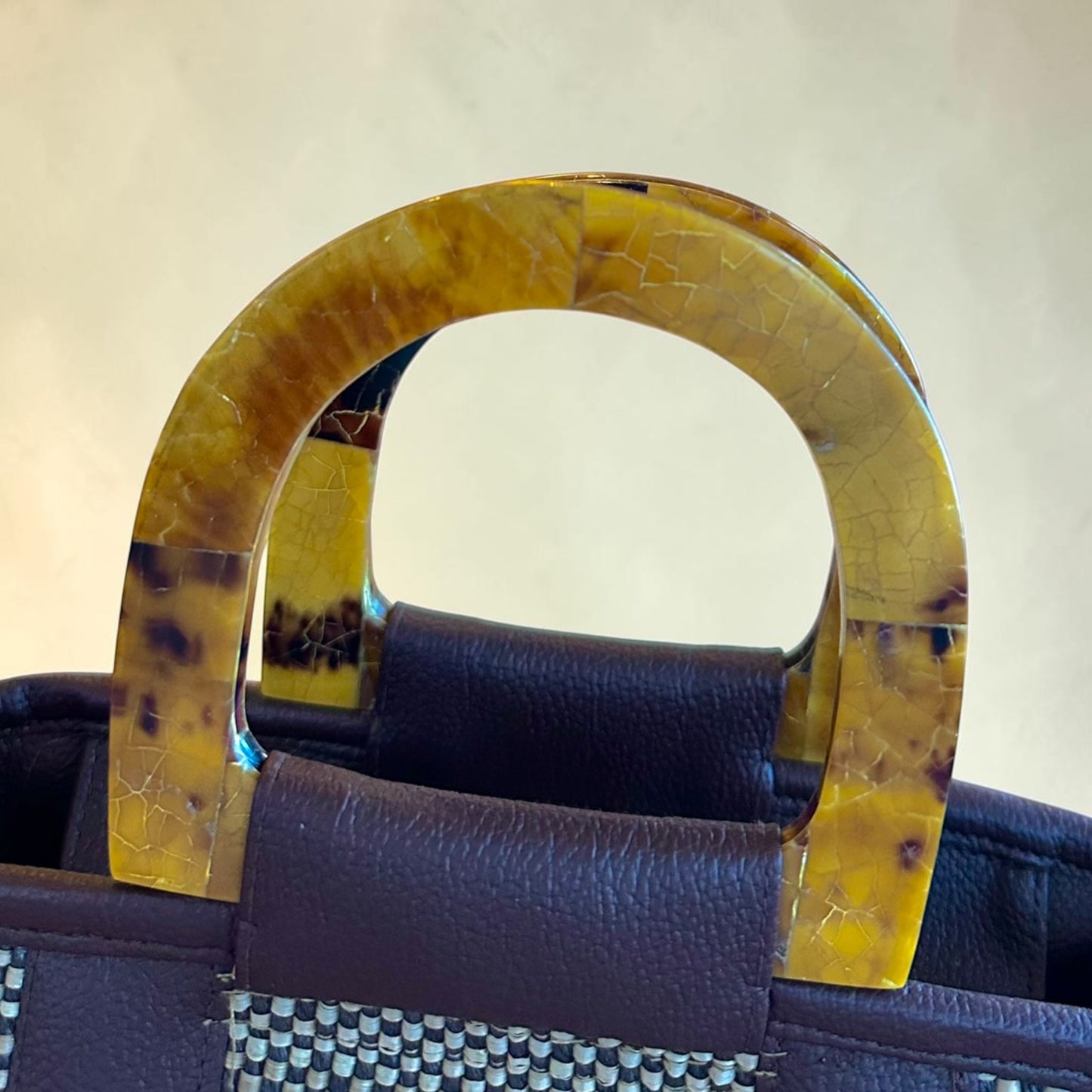 Dark Espresso Handbag (Brown Tab Shell)