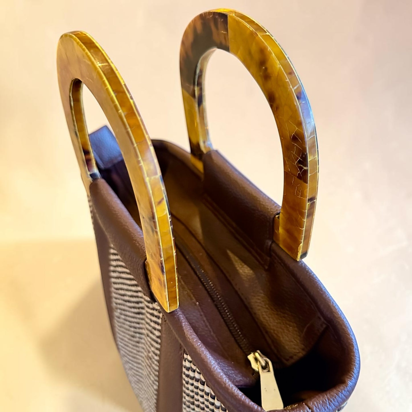 Dark Espresso Handbag (Brown Tab Shell)