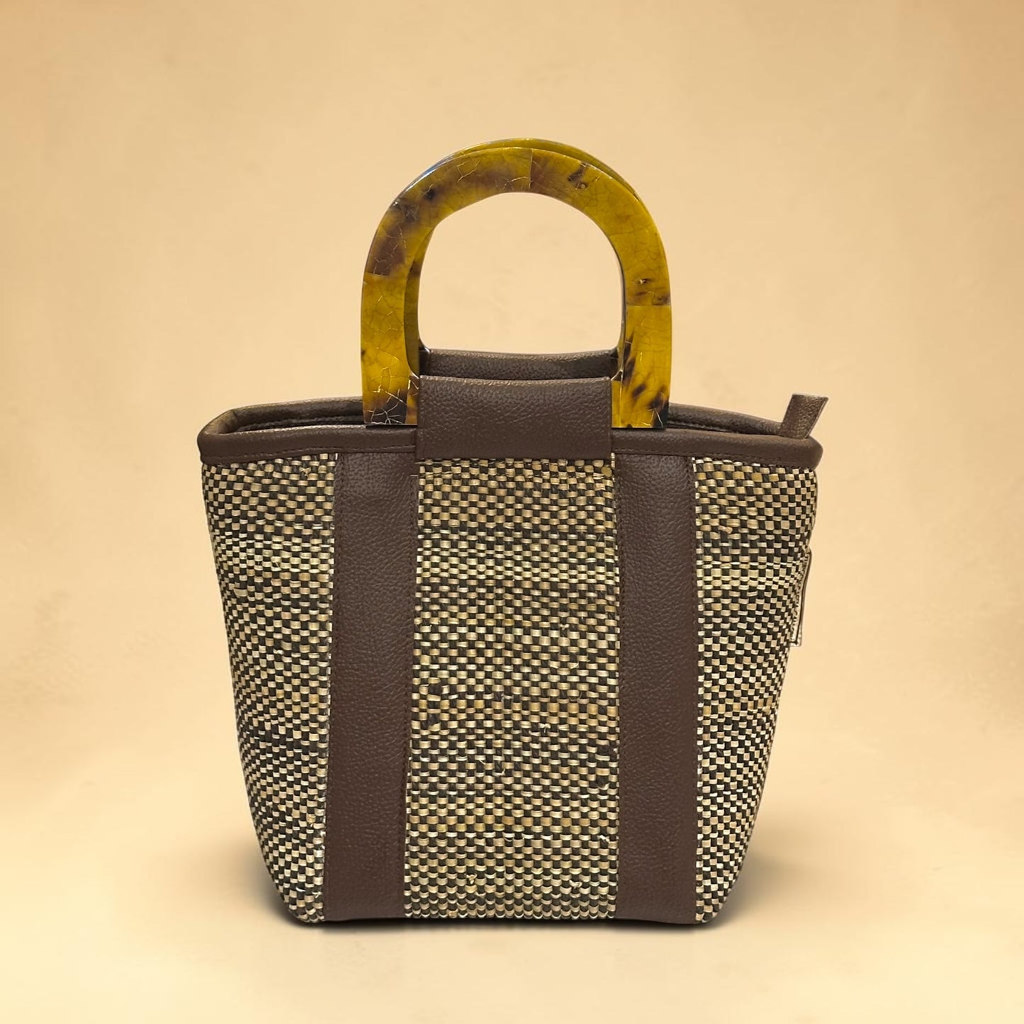 Dark Espresso Handbag (Brown Tab Shell)