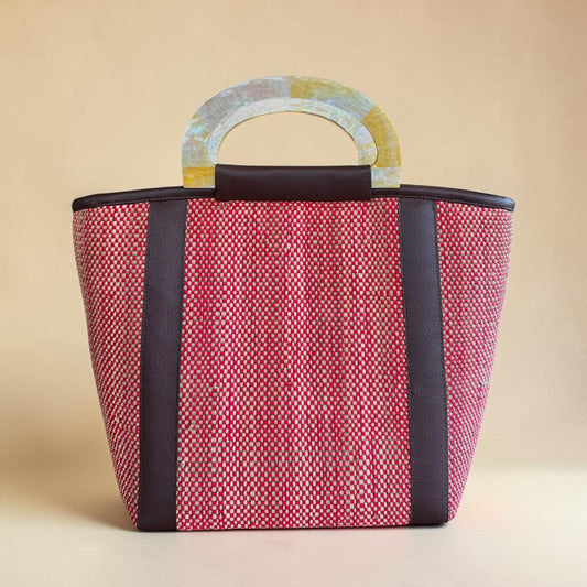 Ruby Earth Tote V1 (Mother of Pearl Handle)