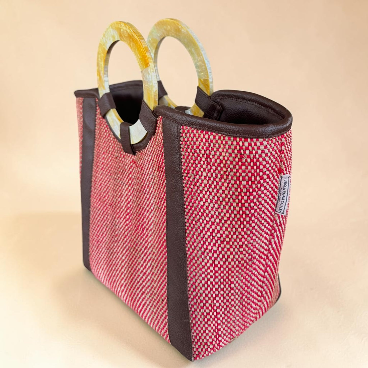 Ruby Earth Tote V2 (Mother of Pearl Handle)