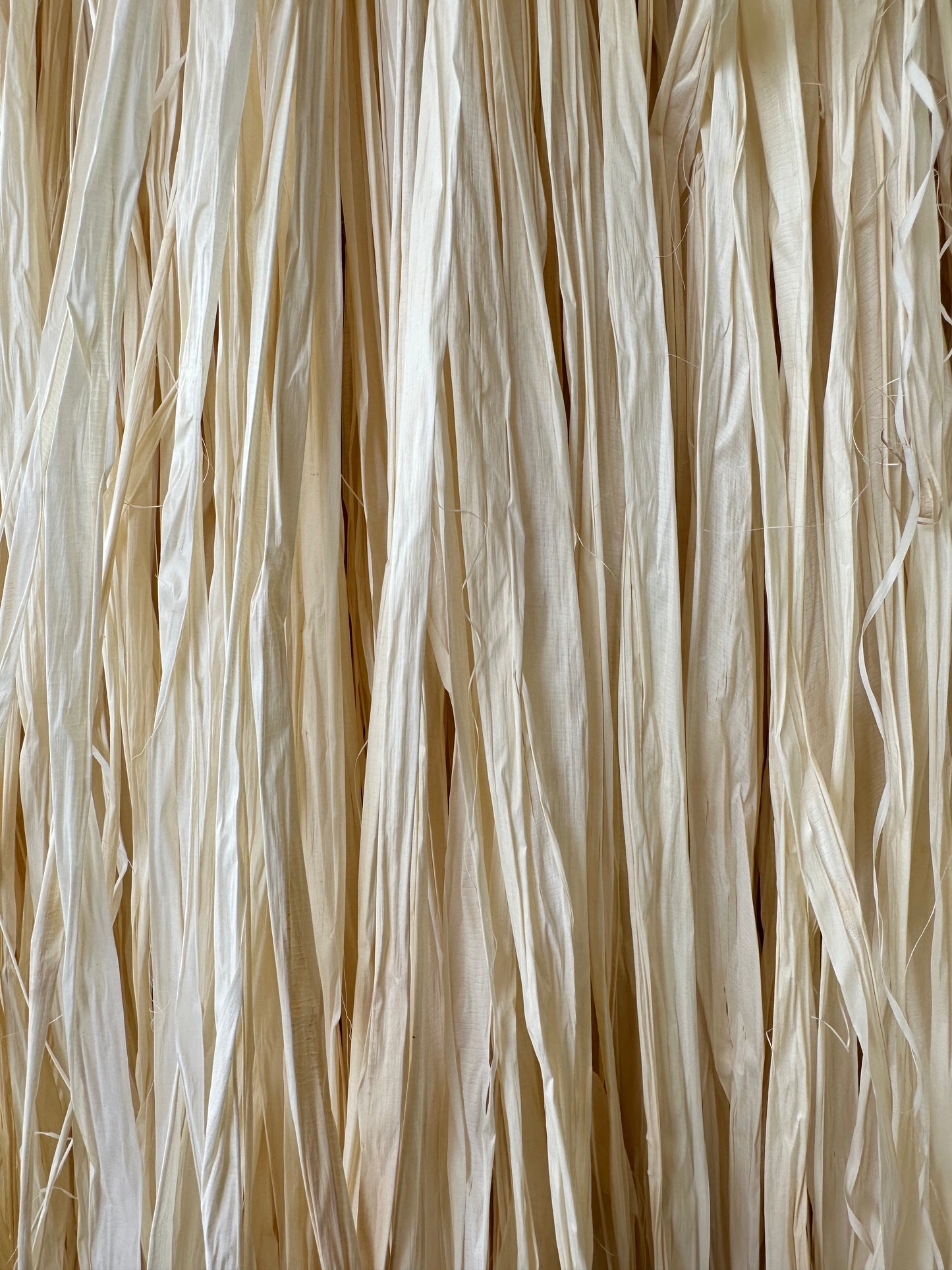 Bleached Raffia Fabric - Roll