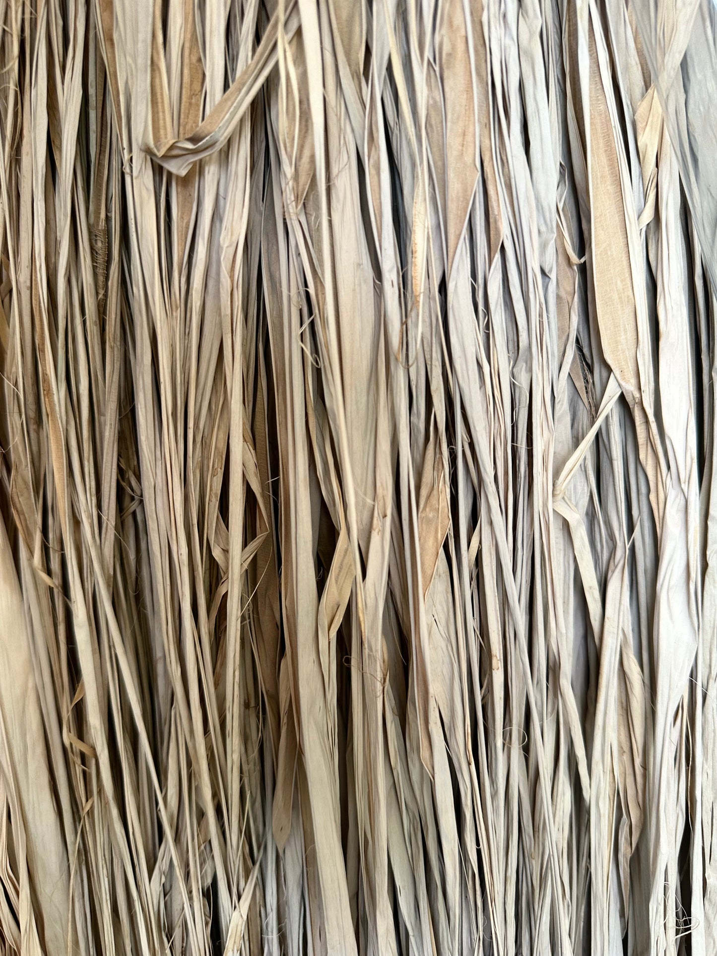 Natural Raffia Fabric - Roll (Paok)