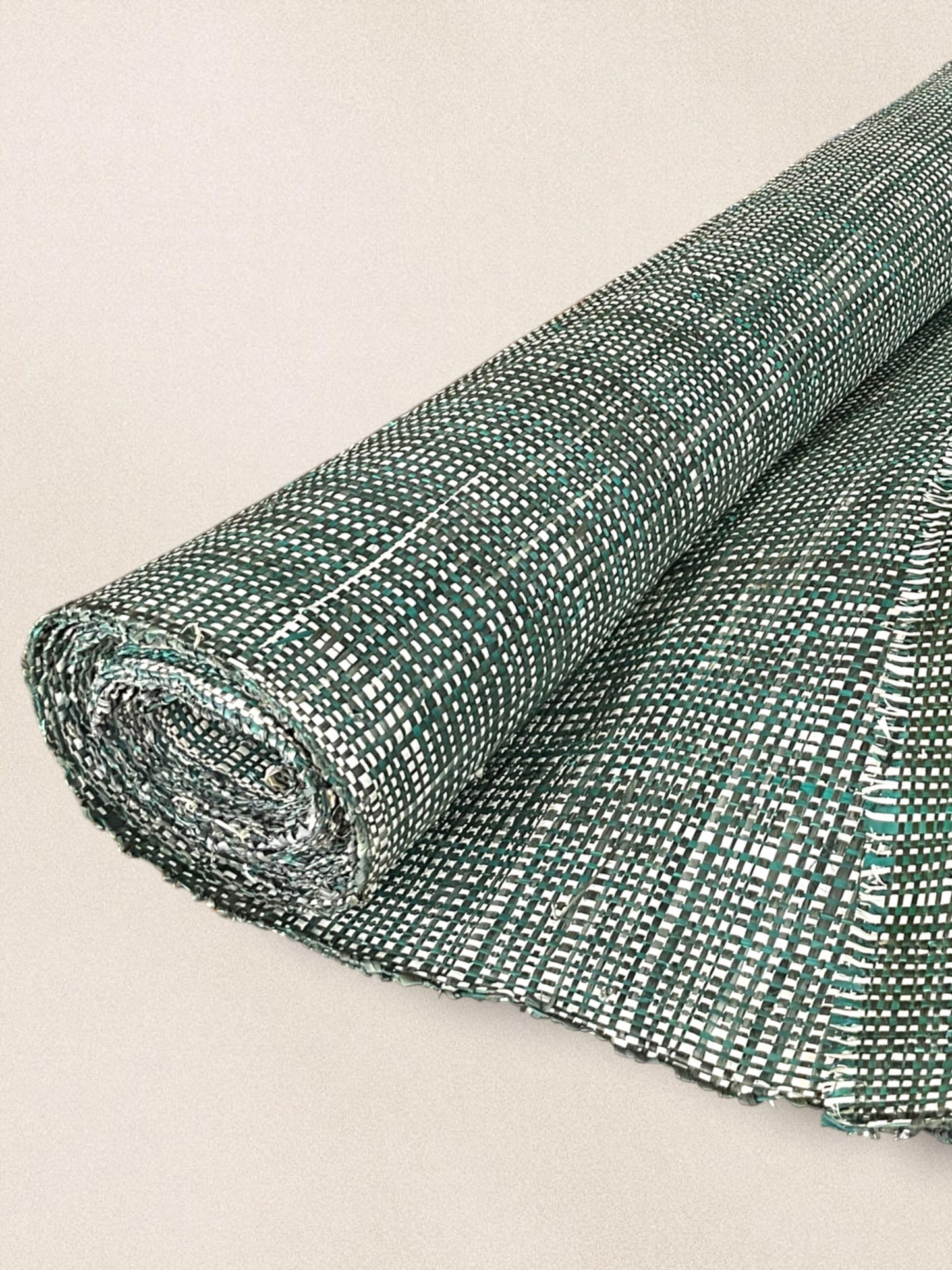 Forest Greed Raffia Fabric Roll