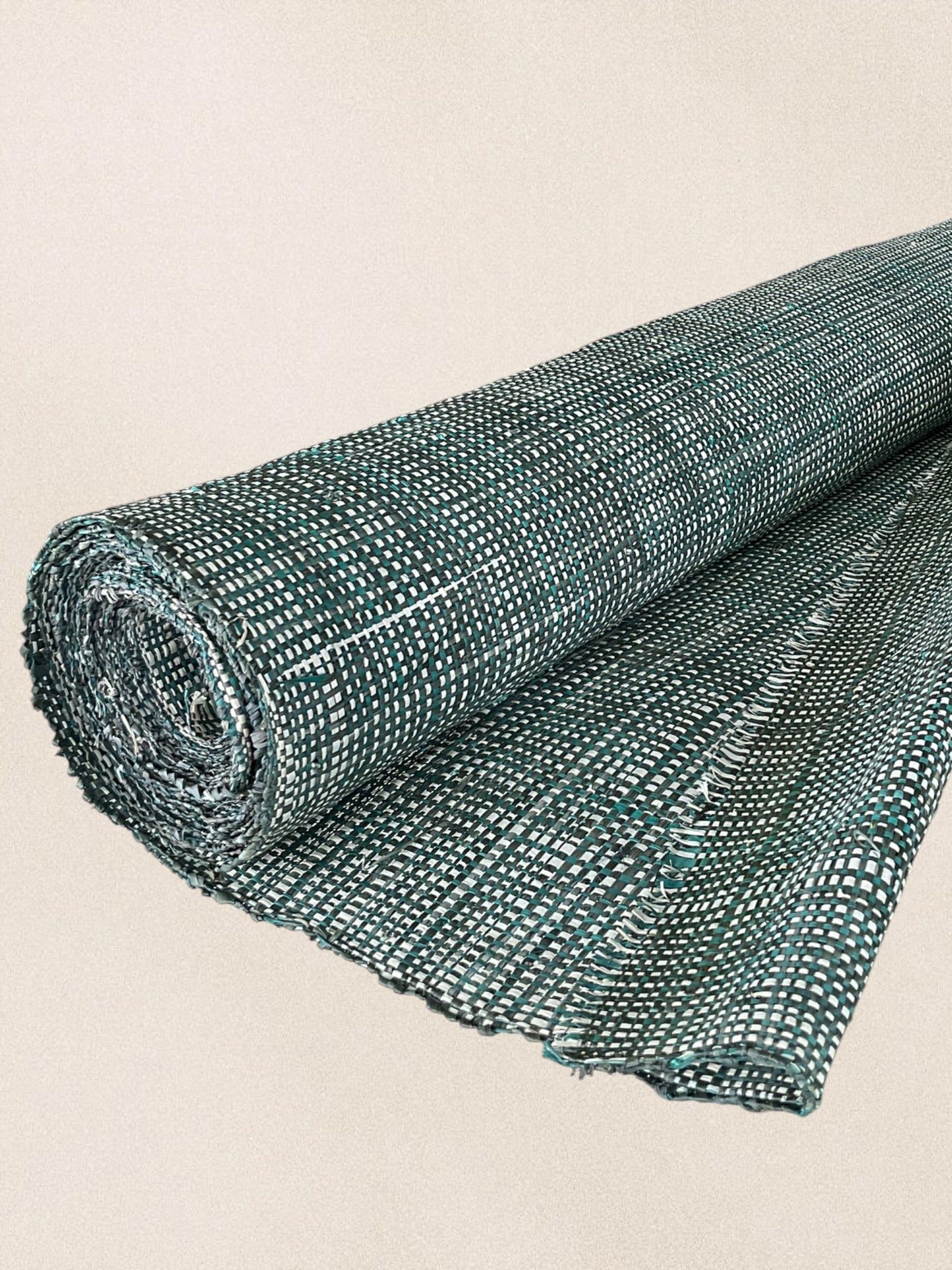 Forest Greed Raffia Fabric Roll