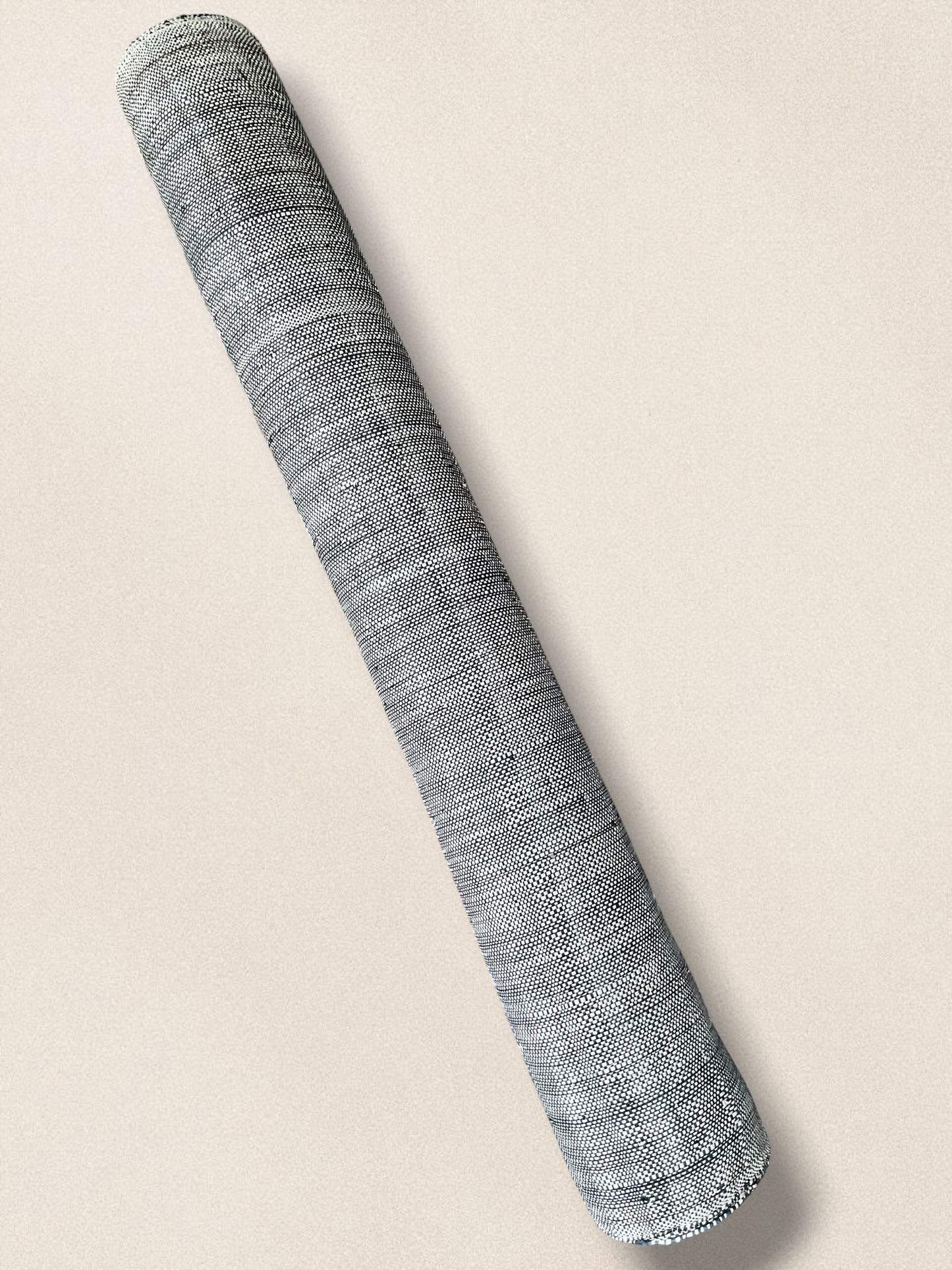 Classic B and W Monochrome Raffia Fabric Roll