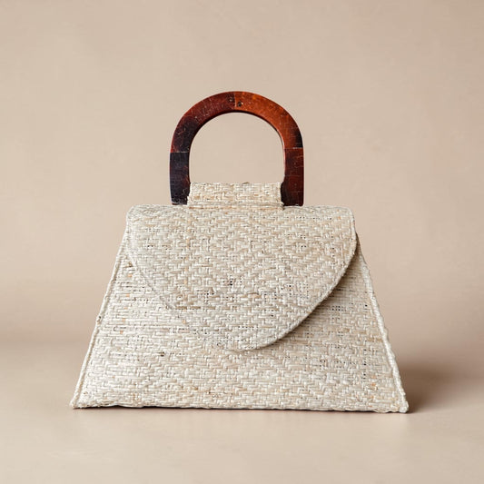 Prism Mini A-Line Raffia Handbag