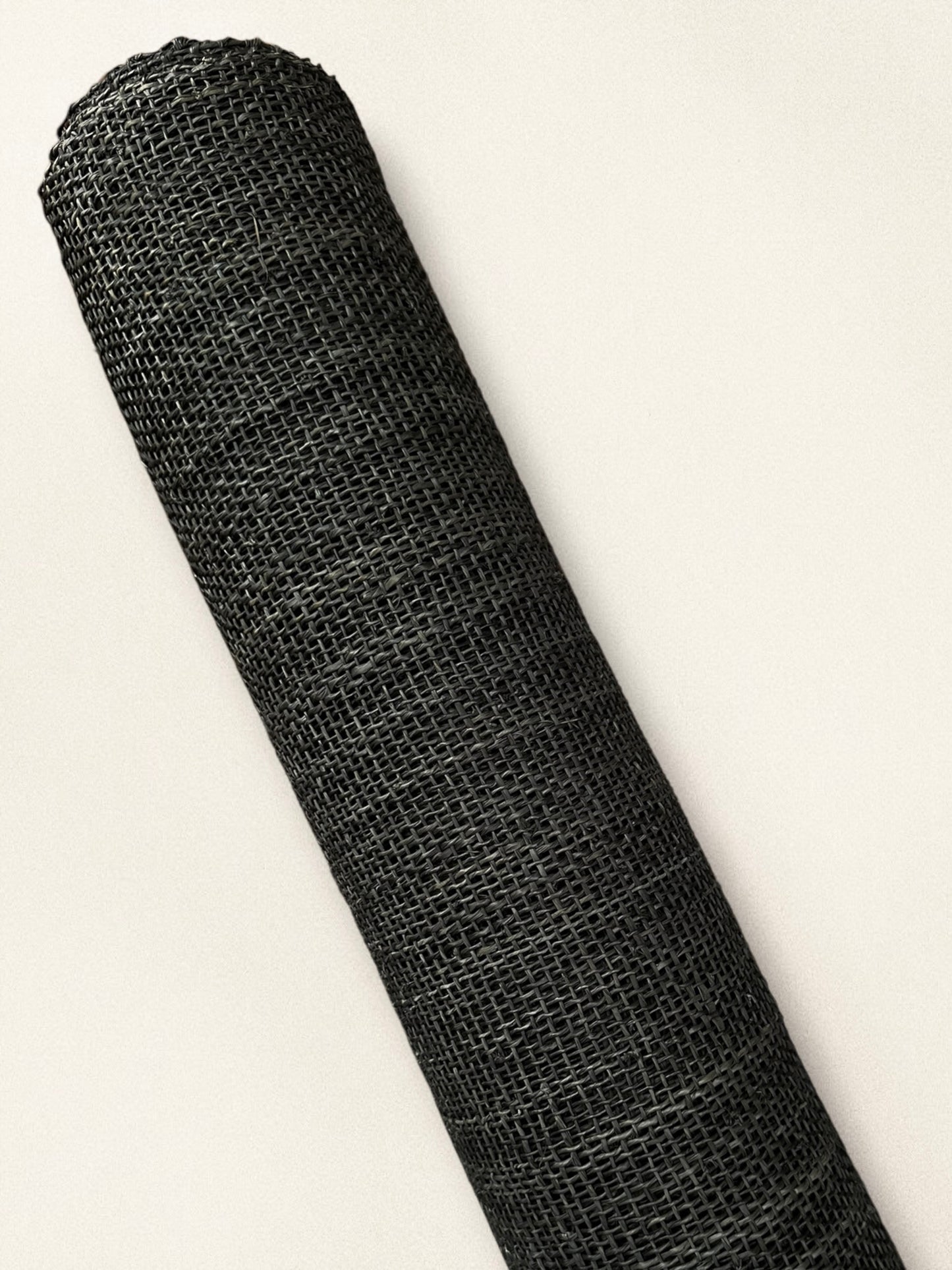 Binolyo Hand-Rolled Raffia Fabric Roll (Premium Black)