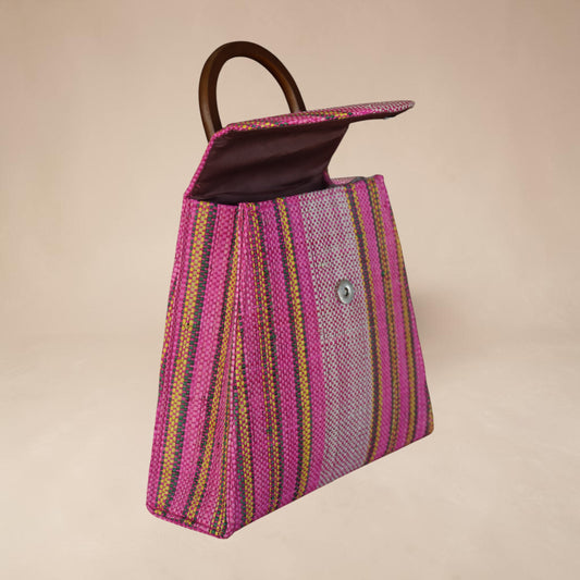 Pink Crimson A-Line Bag