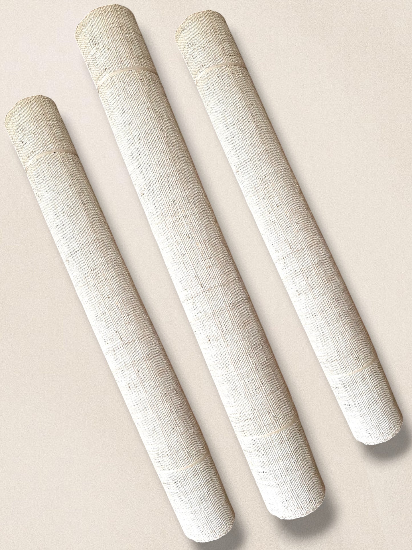 Bleached Raffia Fabric - Roll
