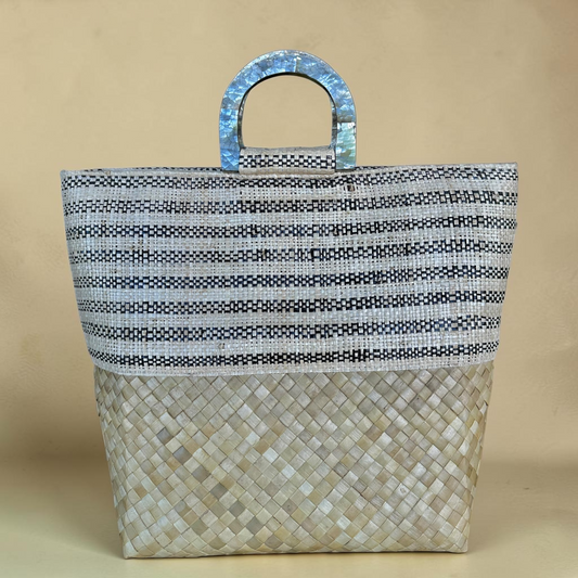 Magpie Horizon Raffia Tote